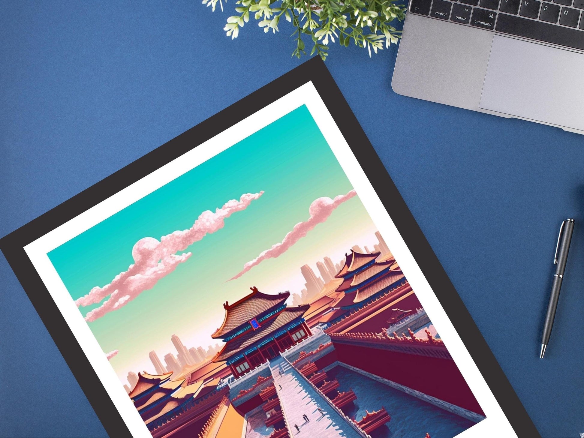 Beijing Forbidden City Poster | Beijing Print | Beijing Illustration | Beijing Travel Print | China Travel Poster | Forbidden City | ID 336