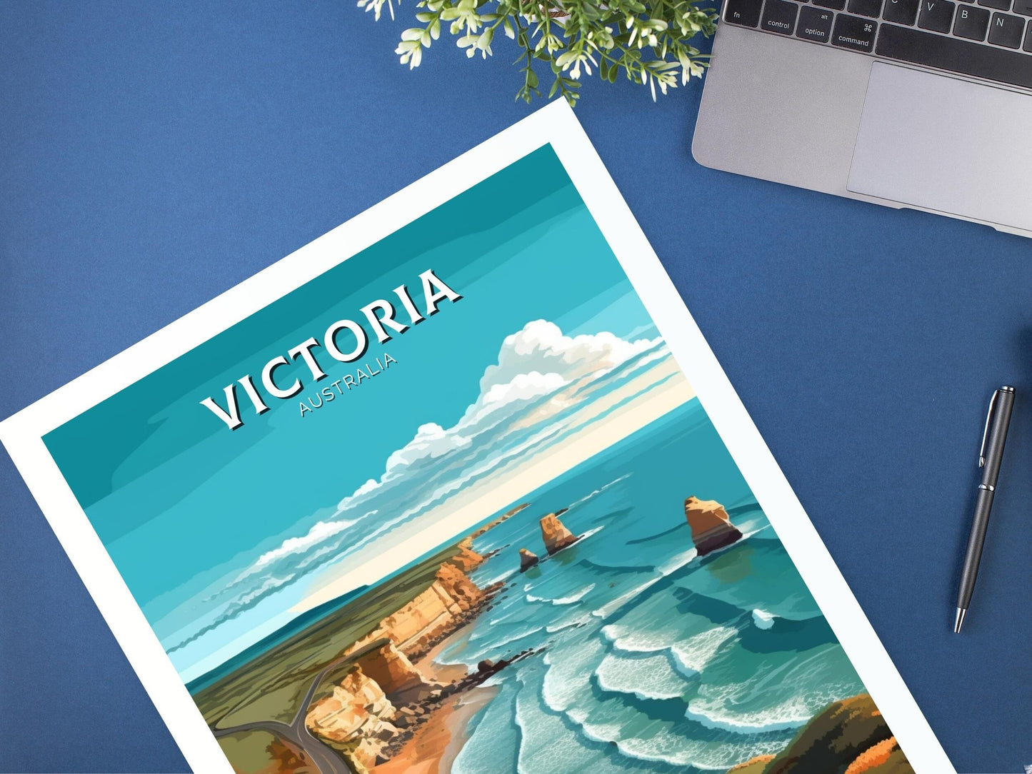 Victoria Australia Print | Victoria Poster | Victoria Illustration | Victoria Poster | Victoria Australia Wall Art | Victoria Print ID 372