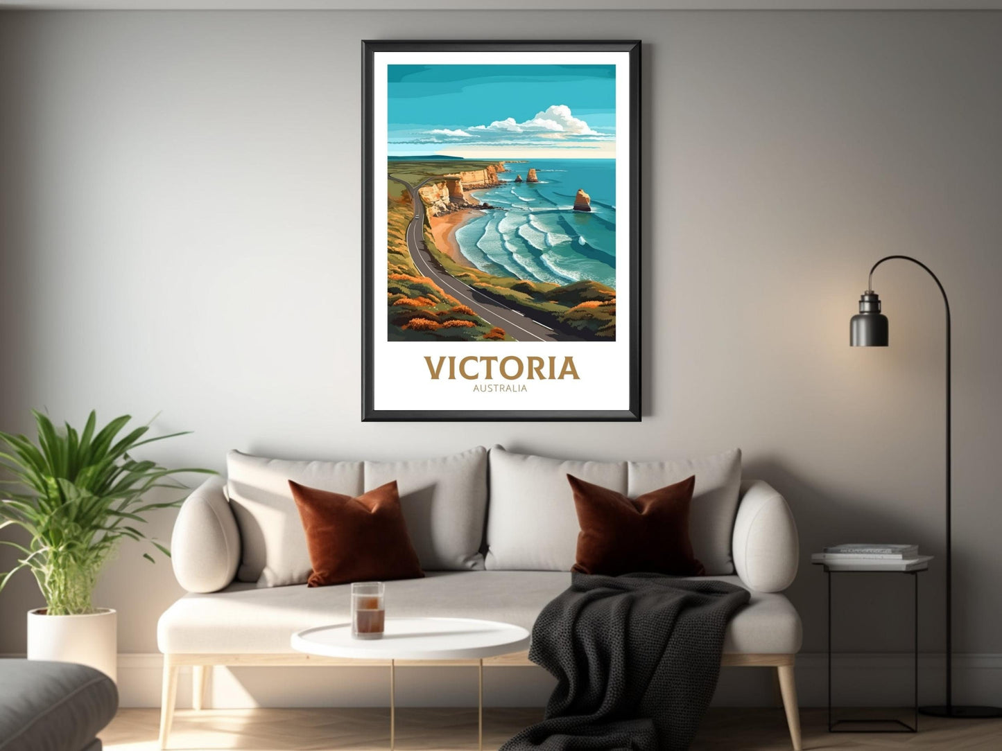 Victoria Travel Poster | Victoria Australia Print | Victoria Illustration | Victoria Australia Wall Art | Victoria Birthday Gift Idea ID 373