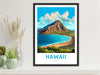 Hawaii Travel Poster | Hawaii Travel Print | Hawaii Design | Hawaii Wall Art | Hawaii Illustration | The Islands of Hawaii poster | ID 381