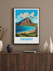 Hawaii Travel Poster | Hawaii Travel Print | Hawaii Design | Hawaii Wall Art | Hawaii Illustration | The Islands of Hawaii poster | ID 381