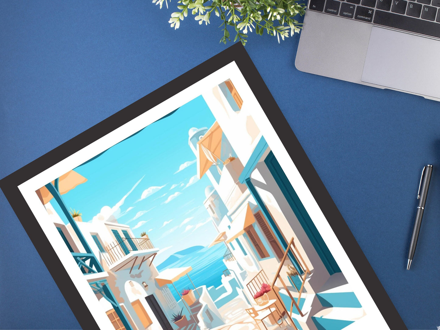 Mykonos Travel Poster | Mykonos Illustration | Mykonos Wall Art | Mykonos Poster | Greece Poster| Greece Home Décor | Mykonos Print | ID 203