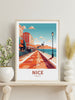 Nice Travel Poster | Nice Illustration | Nice Wall Art | France Poster | Nice Home Décor | Nice Print | ID 204
