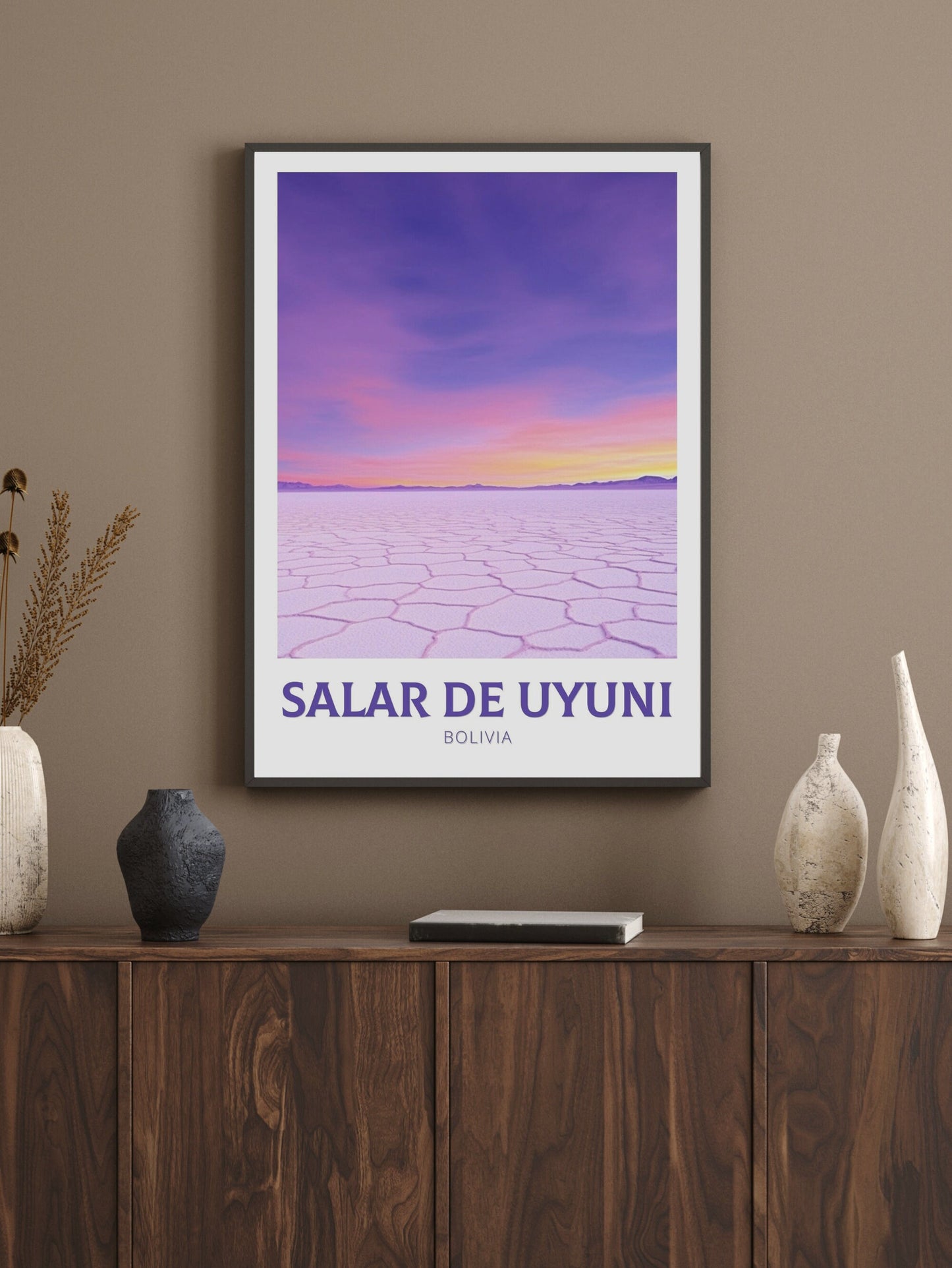 Salar de Uyuni Travel Poster | Salar de Uyuni Illustration | Salar de Uyuni Wall Art | Salar de Uyuni Poster | Bolivia Poster | ID 224