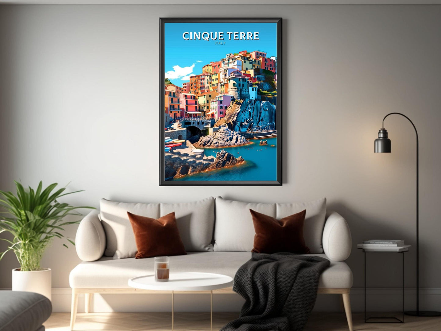 Cinque Terre Travel Print | Cinque Terre Poster | Travel Gifts | Italy Travel Print | Italy Poster | Housewarming Gift | Cinque Terre ID 216