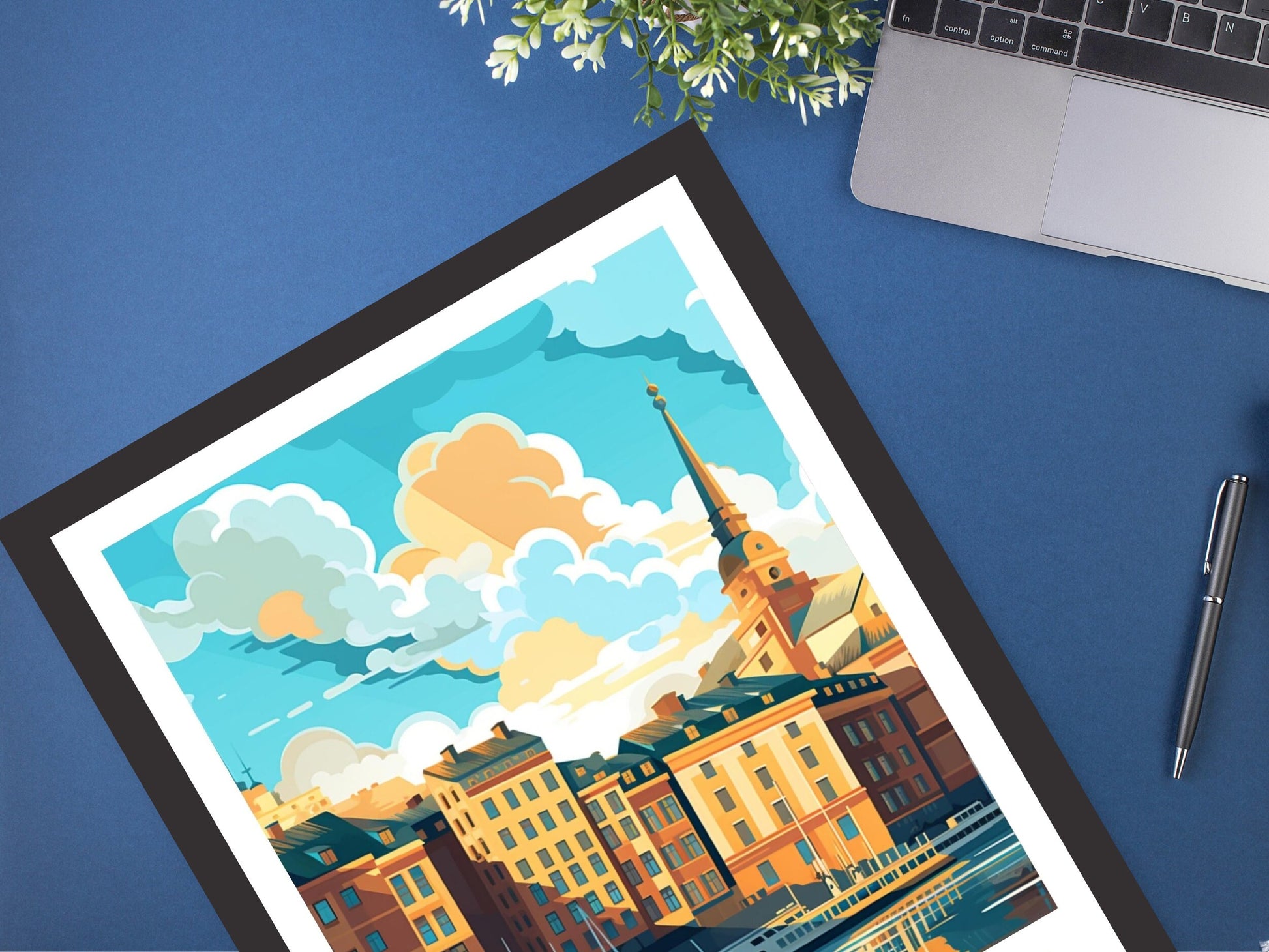 Stockholm Travel Print | Stockholm Poster | Stockholm Design | Stockholm WallArt | Sweden Illustration | Sweden Poster | Sweden Art | ID 244