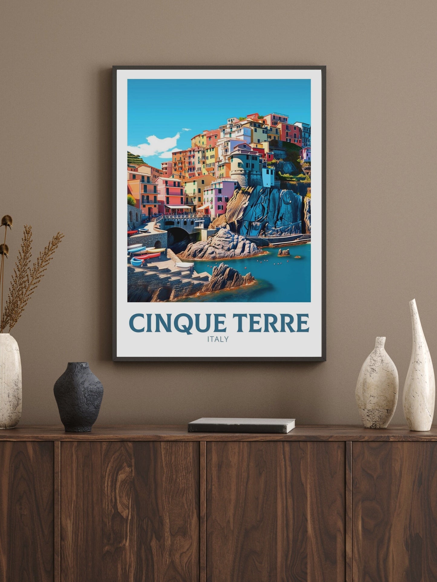 Cinque Terre Poster | Cinque Terre Travel Print | Travel Gifts | Italy Travel Print | Italy Poster | Housewarming Gift | Cinque Terre ID 217