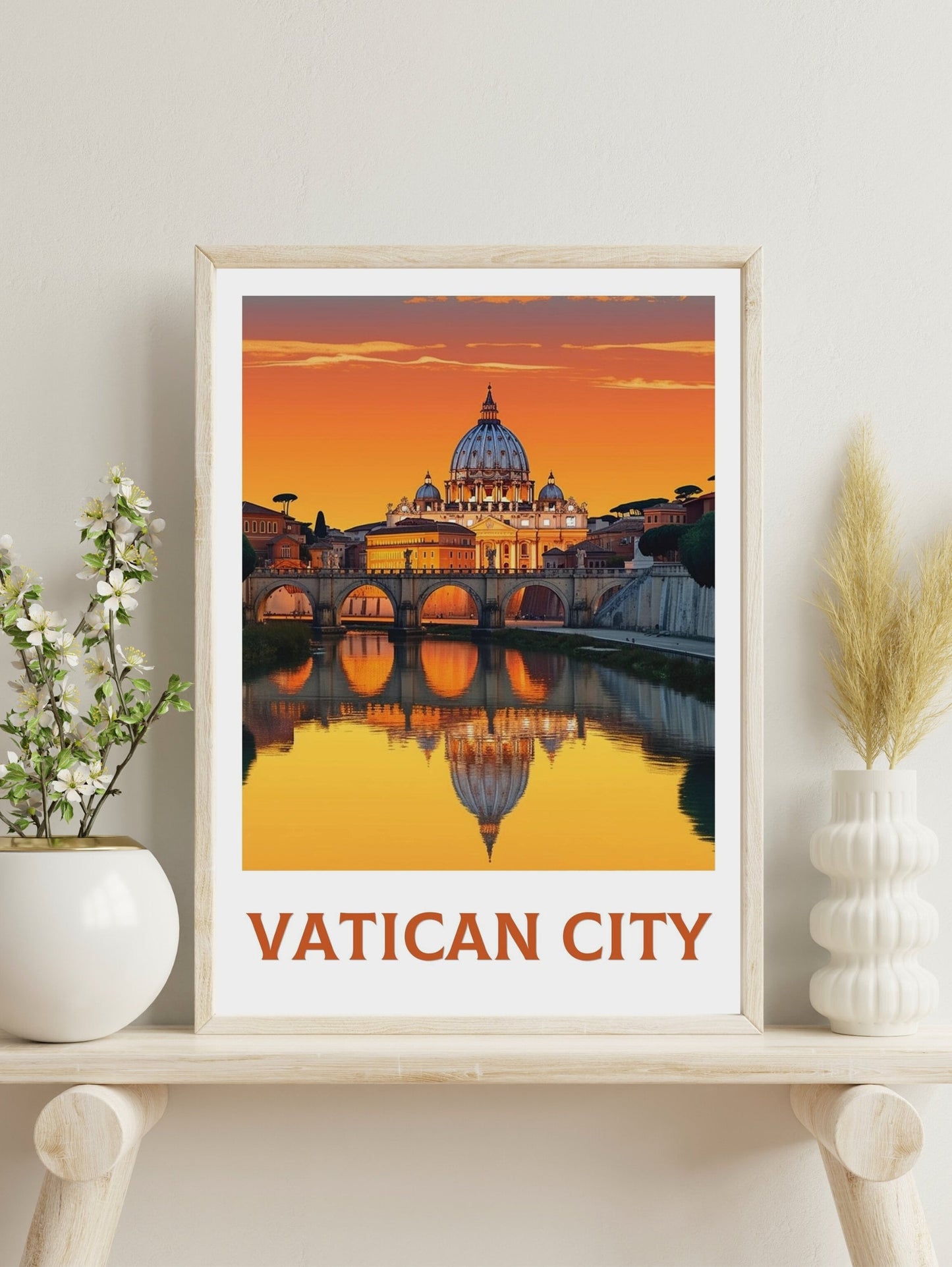 Vatican City Poster | Vatican Travel Print | Vatican Travel Poster | Travel Gifts | Housewarming Gift | Vatican Art | Vatican Gift | ID 236