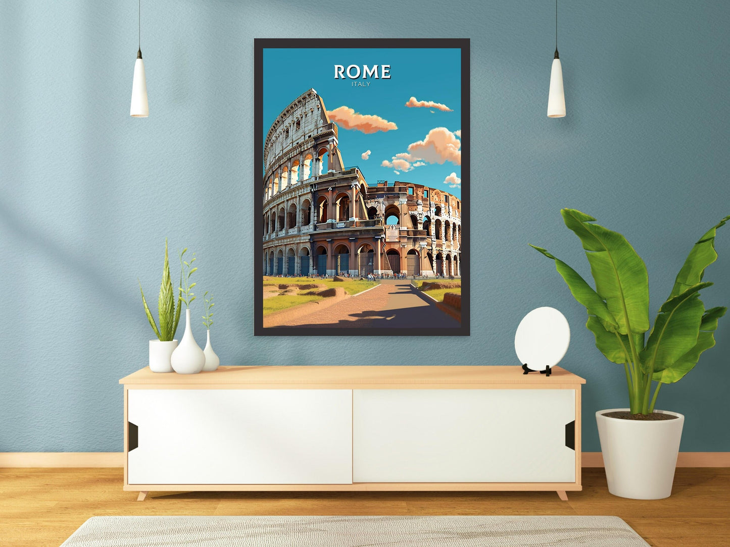 Rome Print | Rome Poster | Rome Wall Art | Italy Print | Rome Travel Print | Rome Italy Home Decor | Italy Artwork Decoration | ID 237