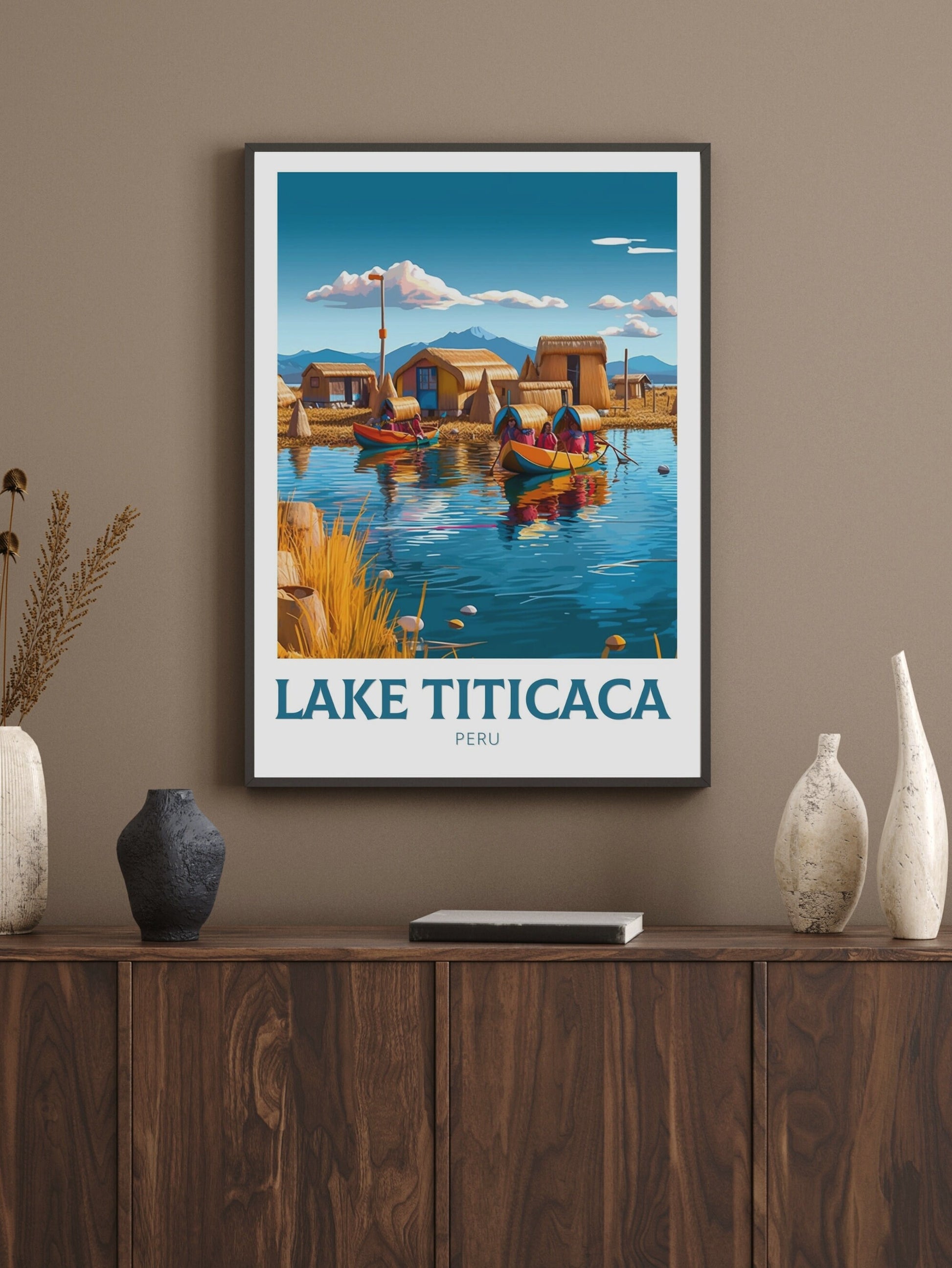 Lake Titicaca Travel Print | Lake Titicaca Travel Poster | Lake Titicaca Design | Lake Titicaca Wall Art | Lake Titicaca Painting | ID 262