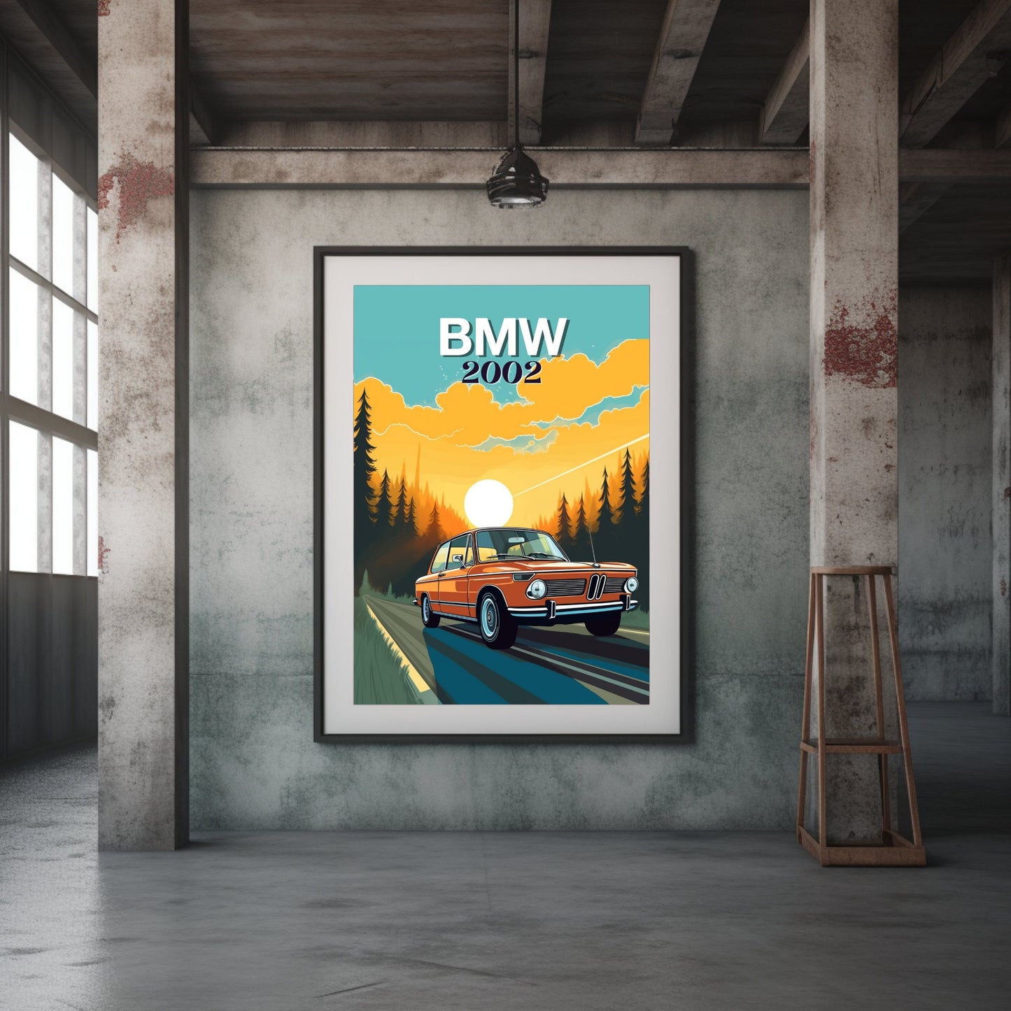 BMW 2002 Poster