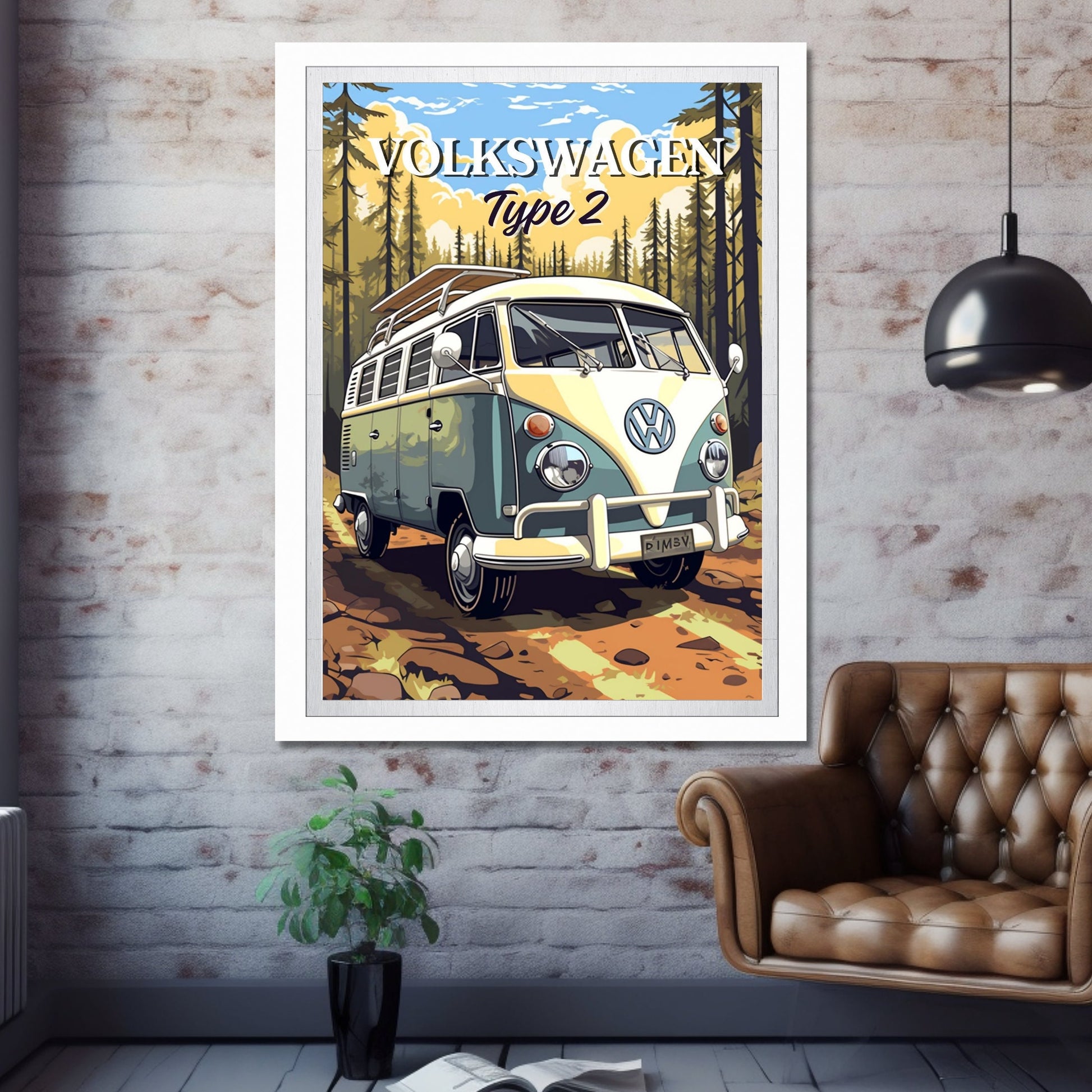 Volkswagen Type 2 Van Poster, 1960s