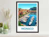 Monaco Poster | Monaco Travel Print | Monaco Art | Monaco Wall Art | Monaco Illustration | Monaco Home Decor | Monaco Artwork | ID 282