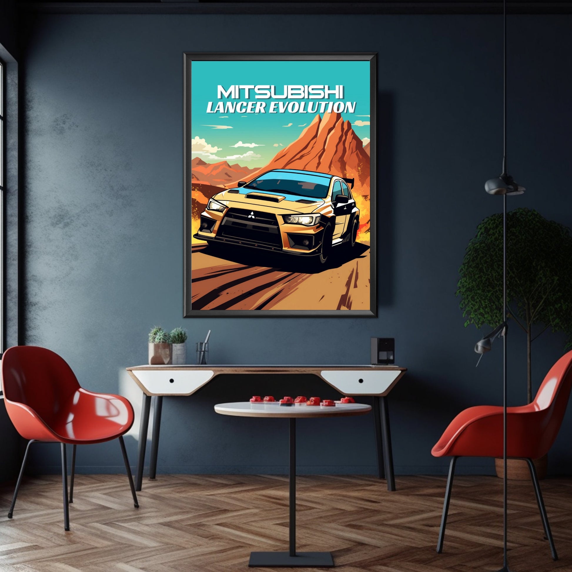 1990s Mitsubishi Lancer Evolution Poster