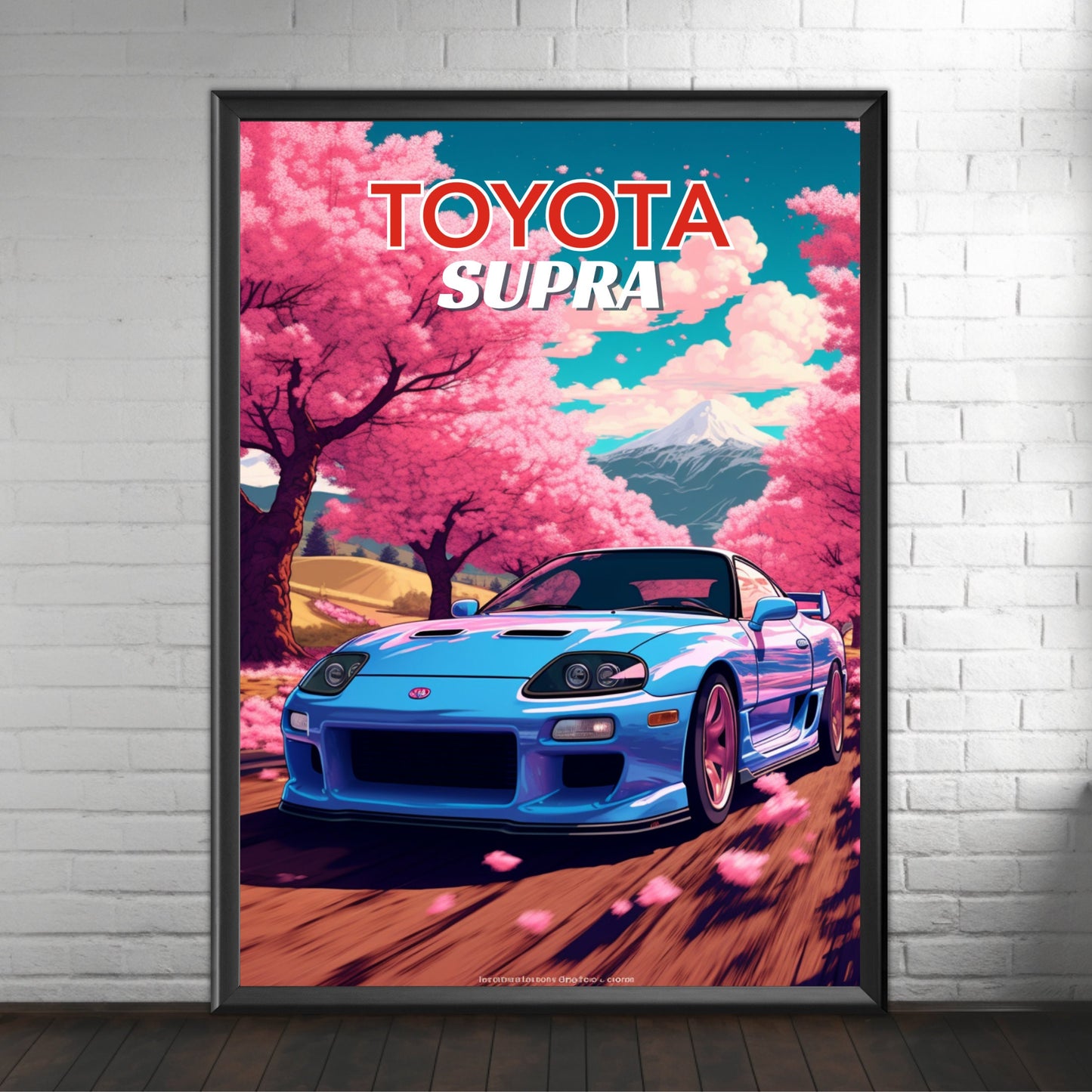 Toyota Supra Print, 1990s