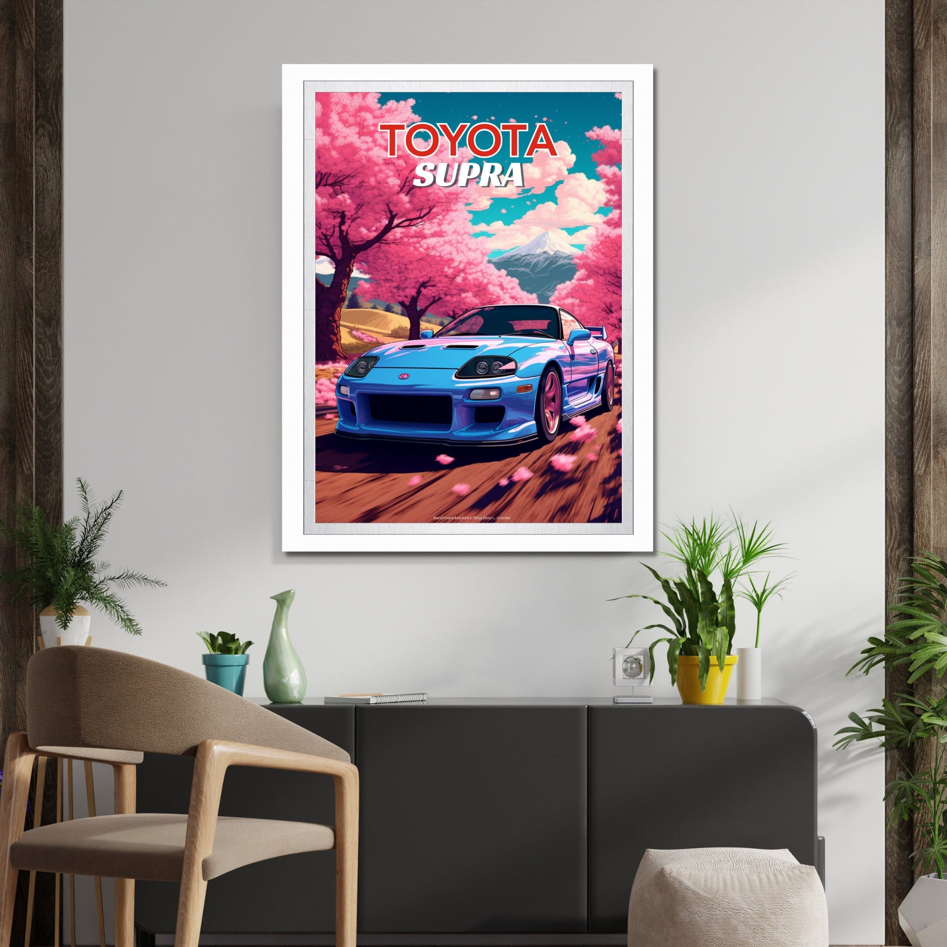 Toyota Supra Print, 1990s