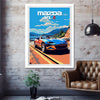 Mazda MX-5 Print, 2000s Car Print, Mazda MX-5 Poster, Car Print, Car Poster, Car Art, Japanese Car Print, Sports Car Print, Two-Seater