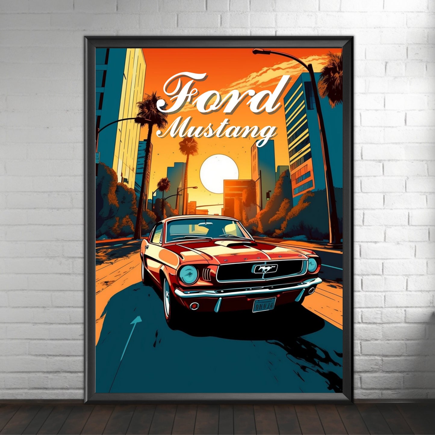 Ford Mustang Poster