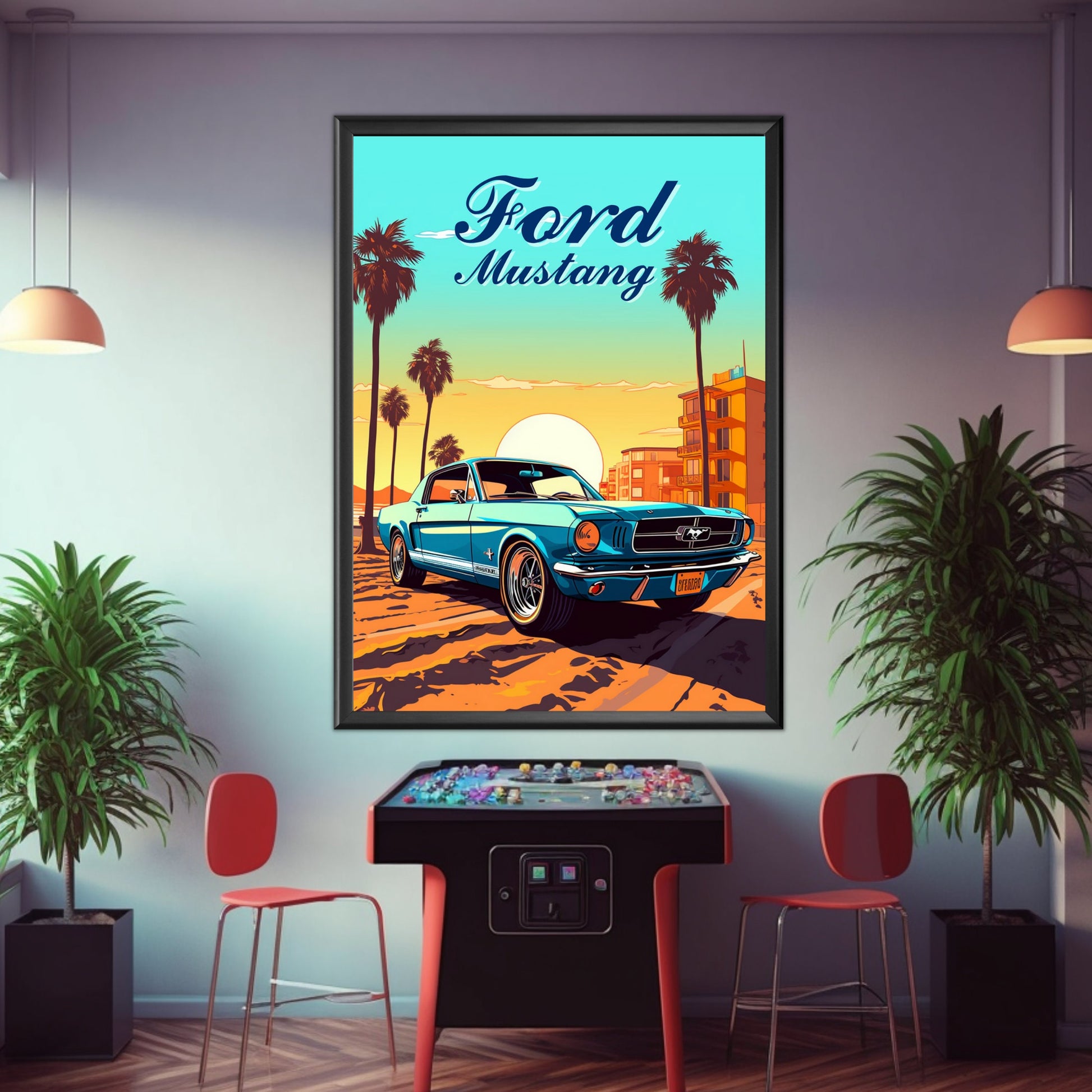 Ford Mustang Poster