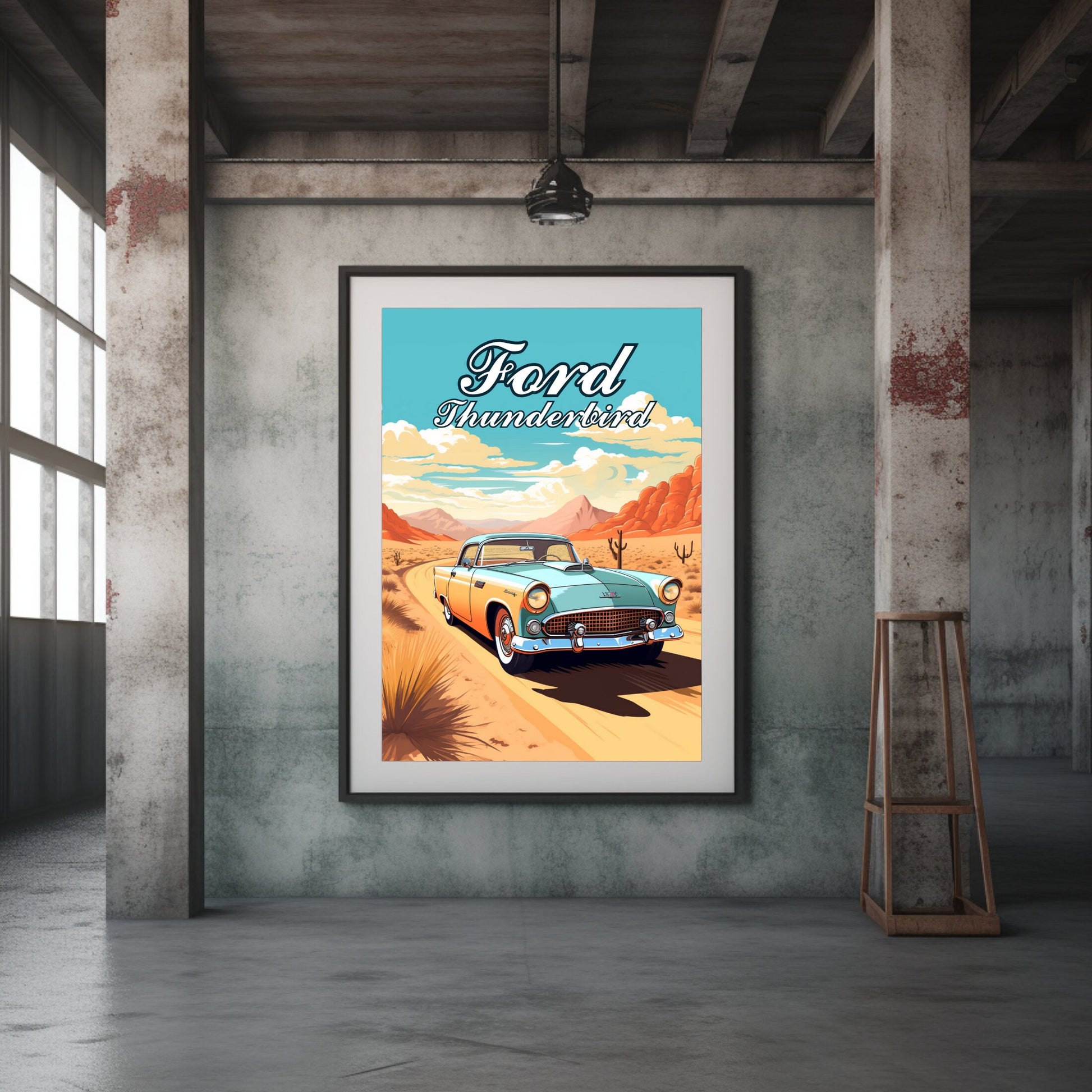 Ford Thunderbird Poster