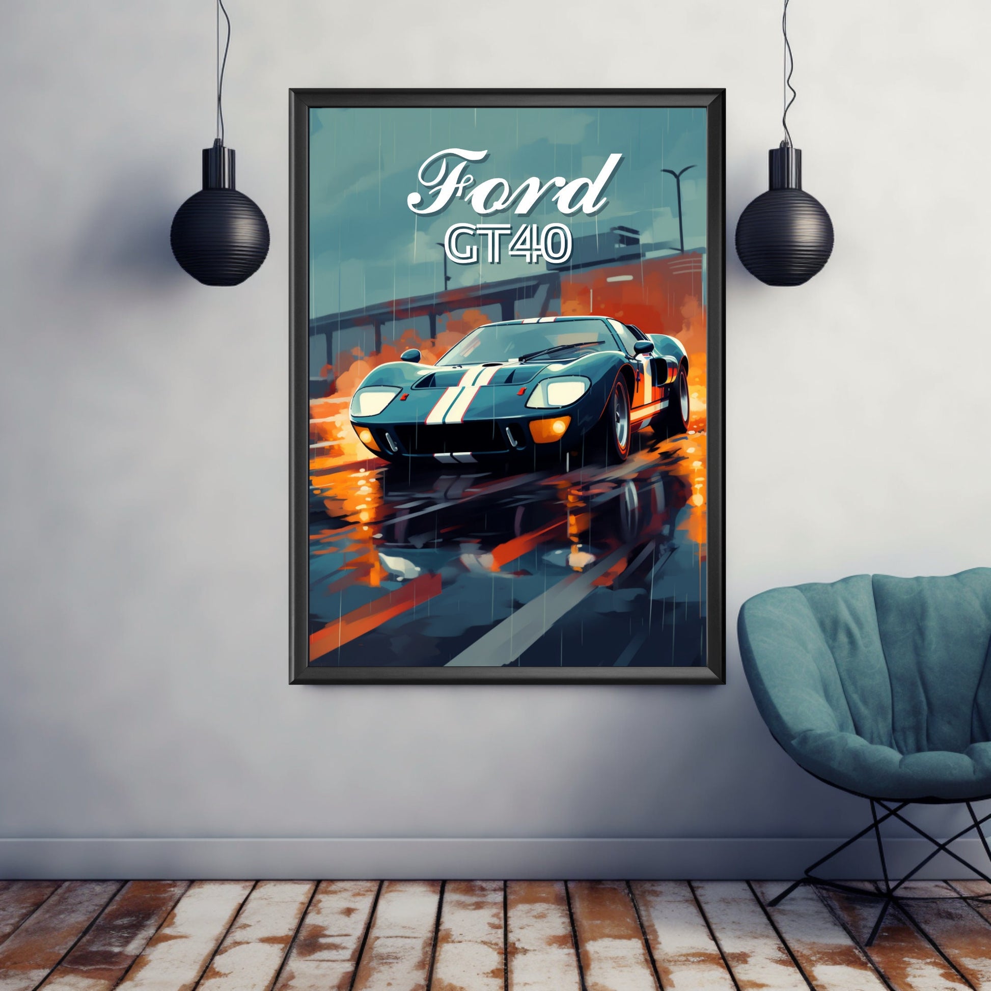 Ford GT40 Poster