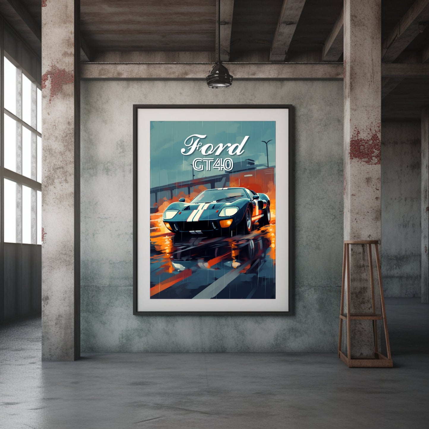 Ford GT40 Poster