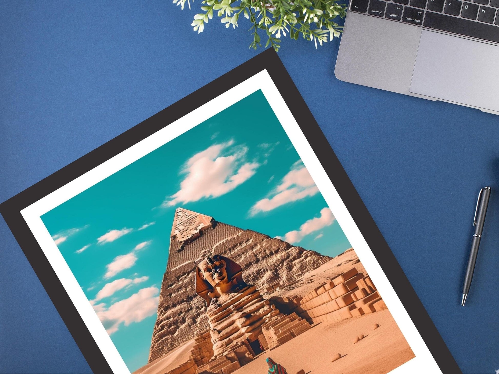 Giza Poster | Giza Colourful Illustration | Giza Wall Art | Giza Print | Egypt Print | Egypt Home Decor | Giza Poster | Travel gift | ID 187