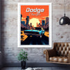 Dodge Charger Poster, Dodge Charger Print, 1970s Car Print, Car Art, Muscle Car Print, Classic Car, Car Print, Car Poster, American Car