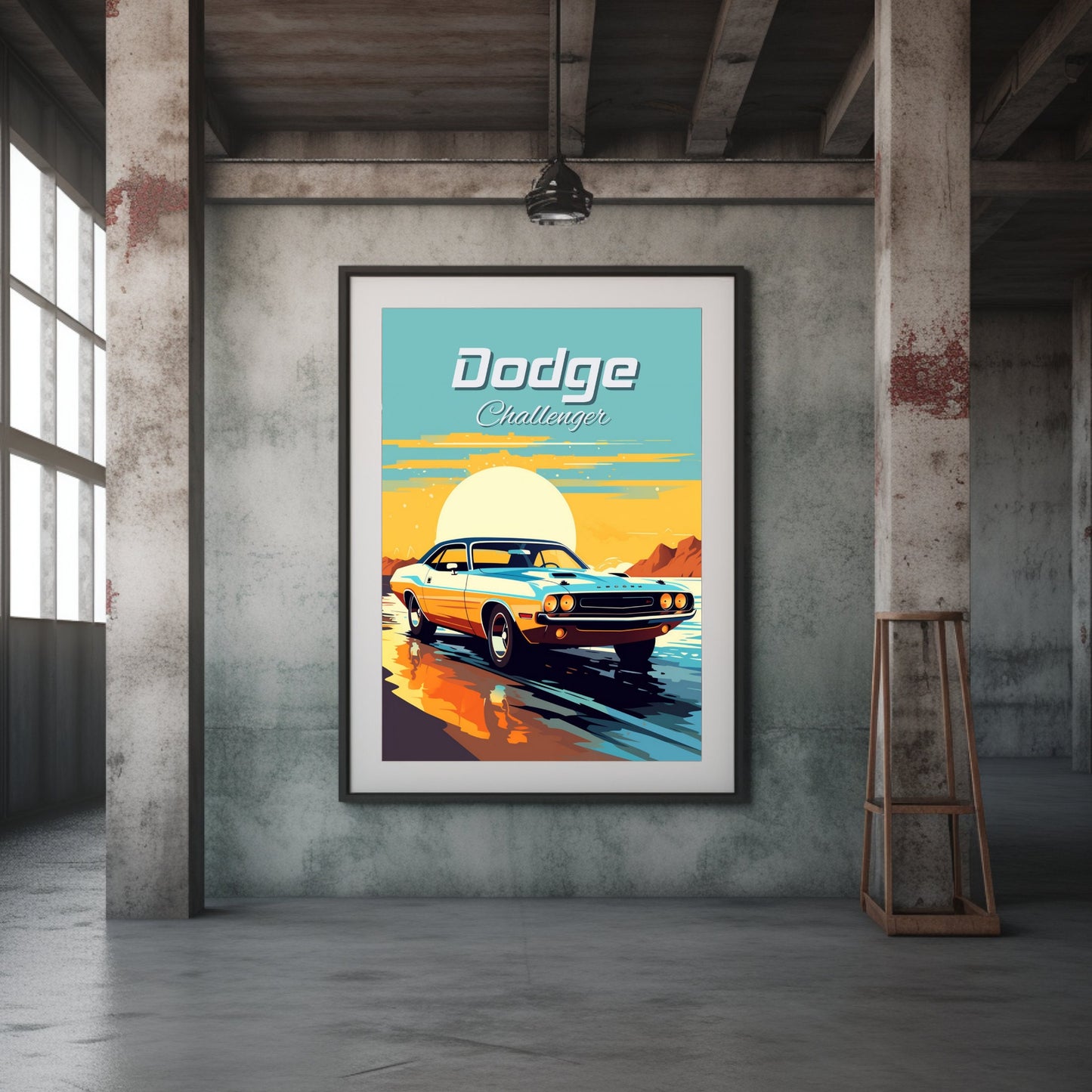 Dodge Challenger Poster