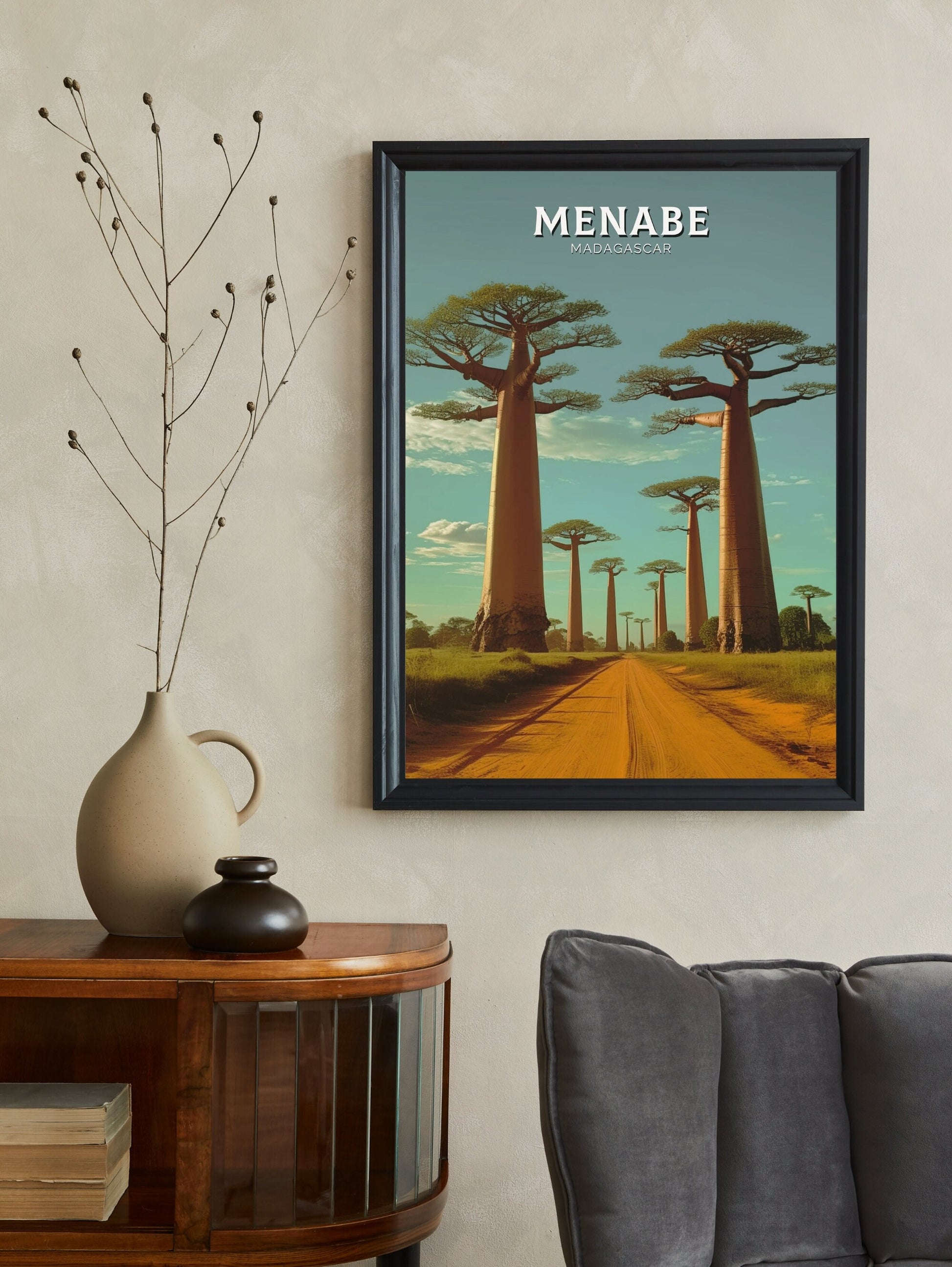 Menabe Travel Print | Menabe Wall Art | Menabe Travel Poster | Africa Poster | Madagascar Travel Print | Menabe Madagascar Art | ID 243