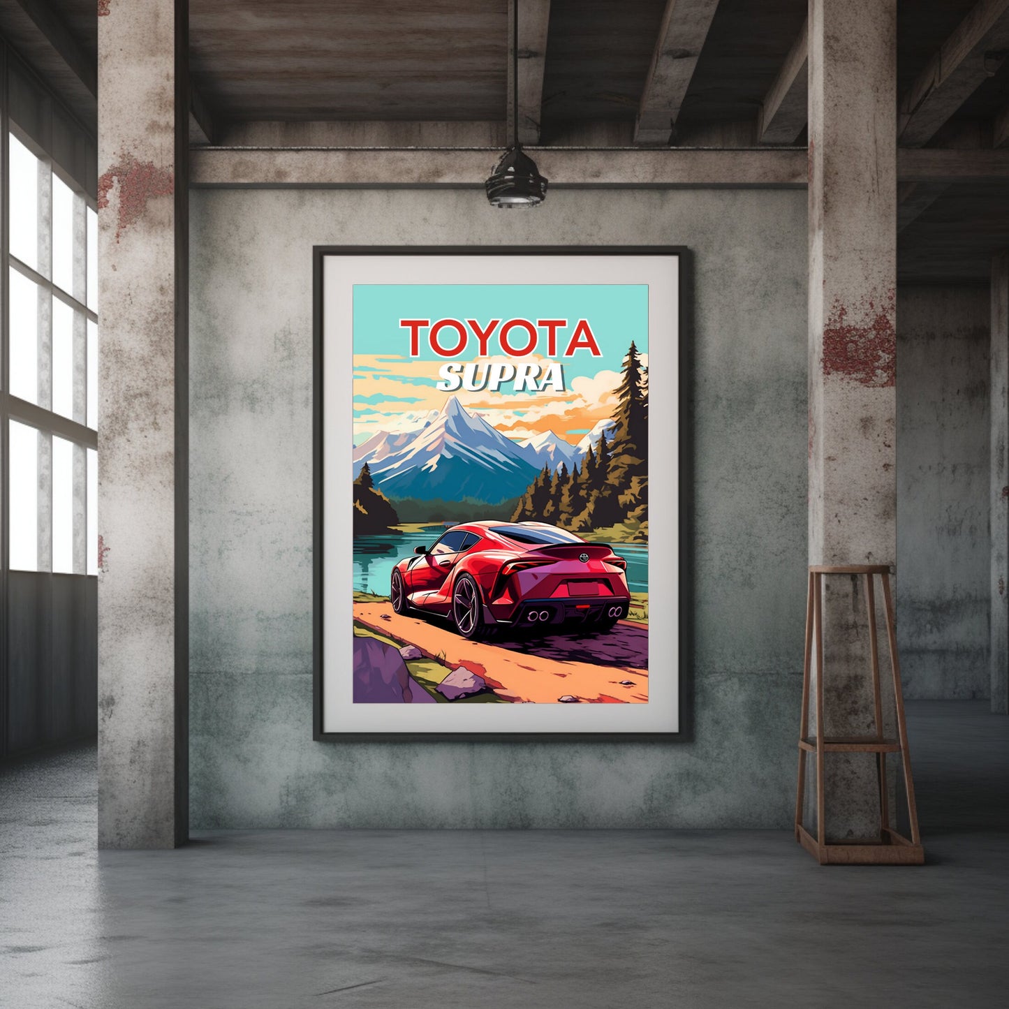 Toyota Supra Print, 2020s