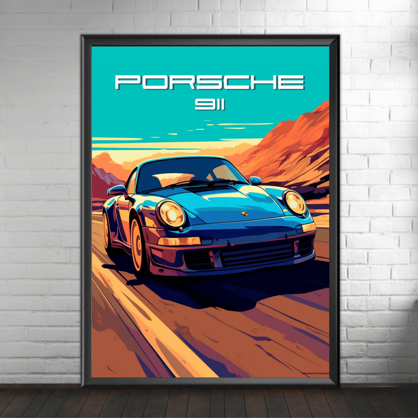 Porsche 911 Poster, 2010s