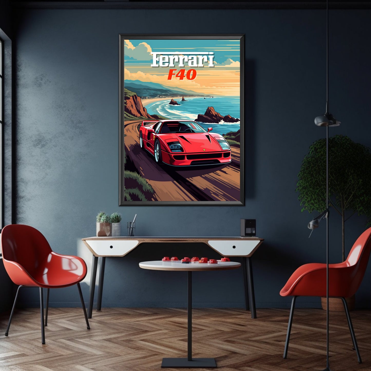 Ferrari F40 Poster