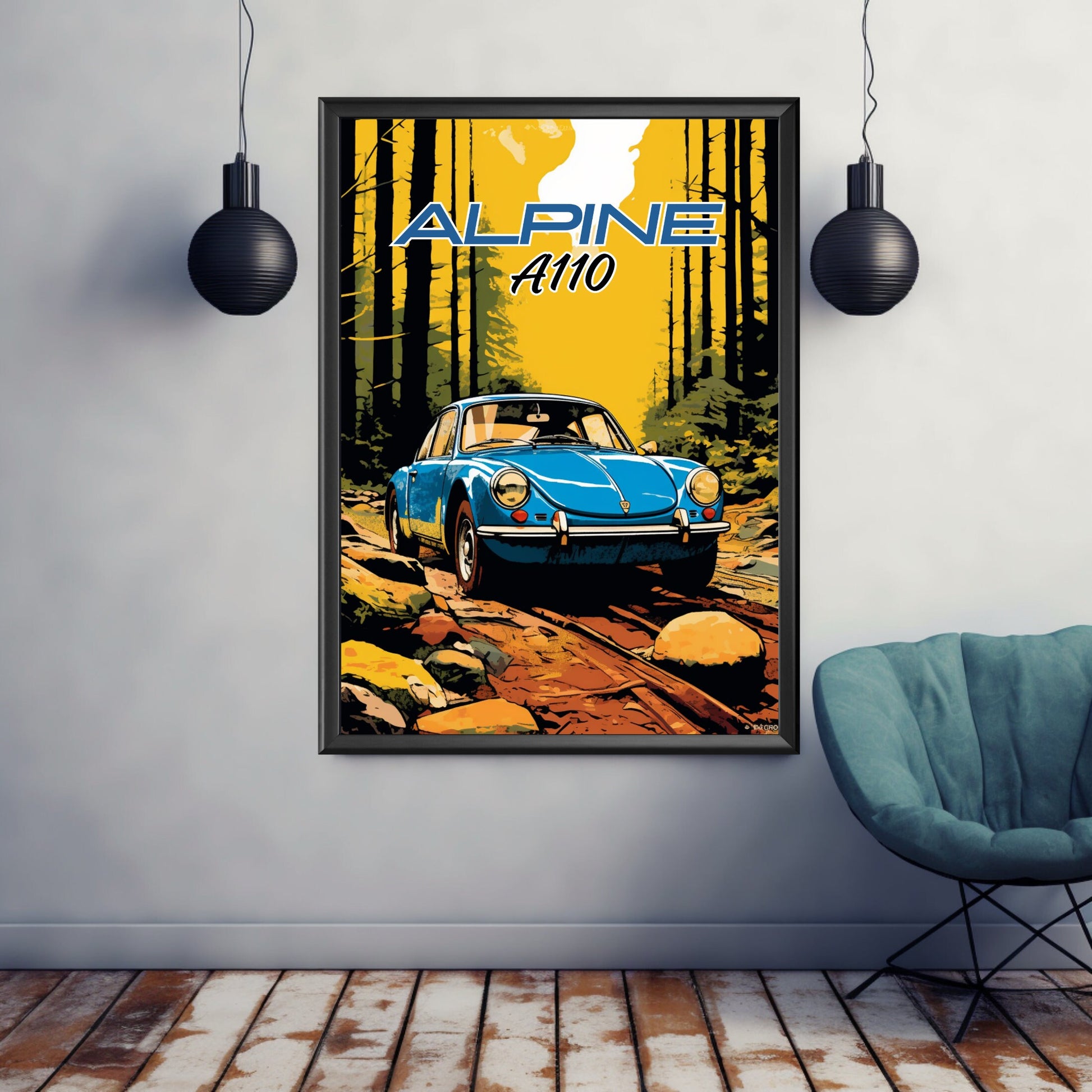 Alpine A110 Poster