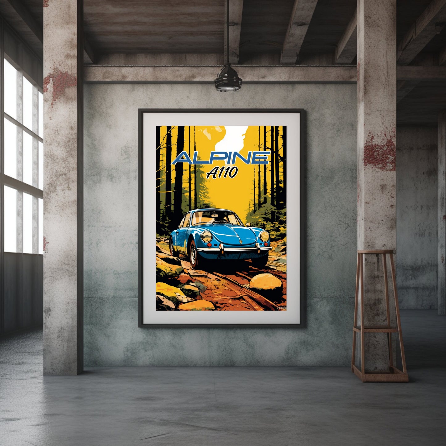 Alpine A110 Poster