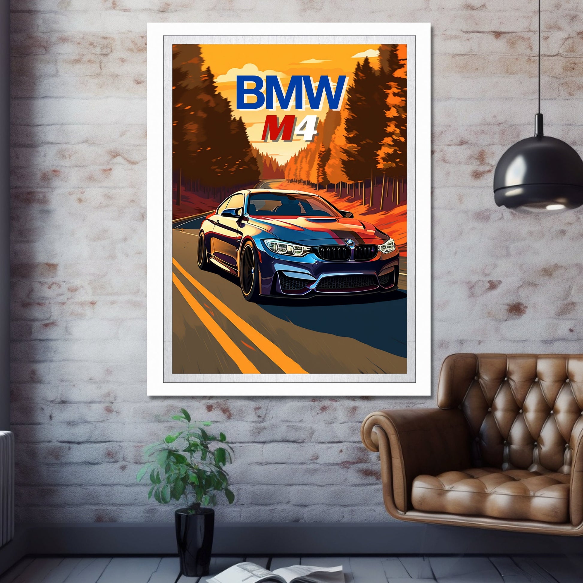 BMW M4 Print, 2010s Car