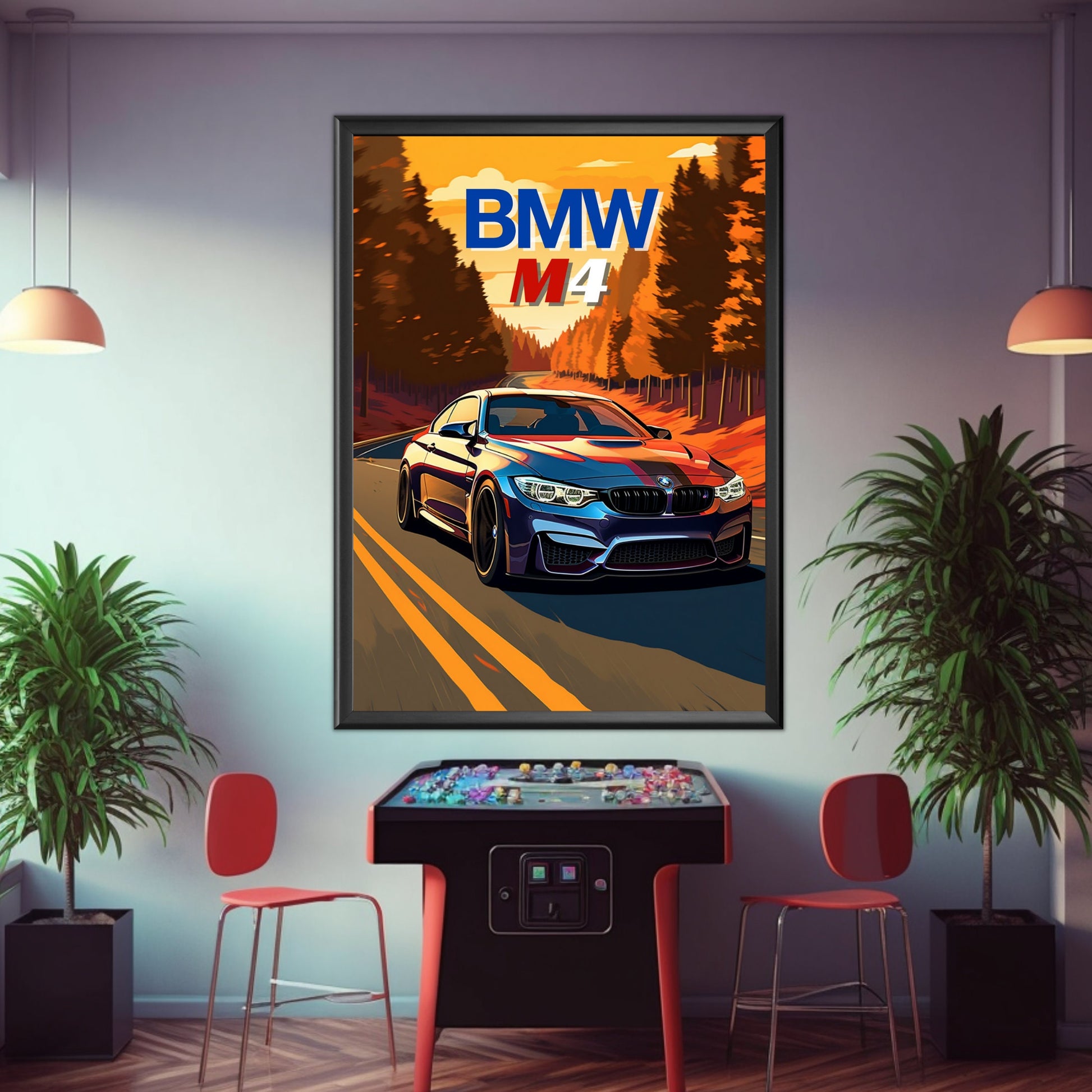 BMW M4 Print, 2010s Car