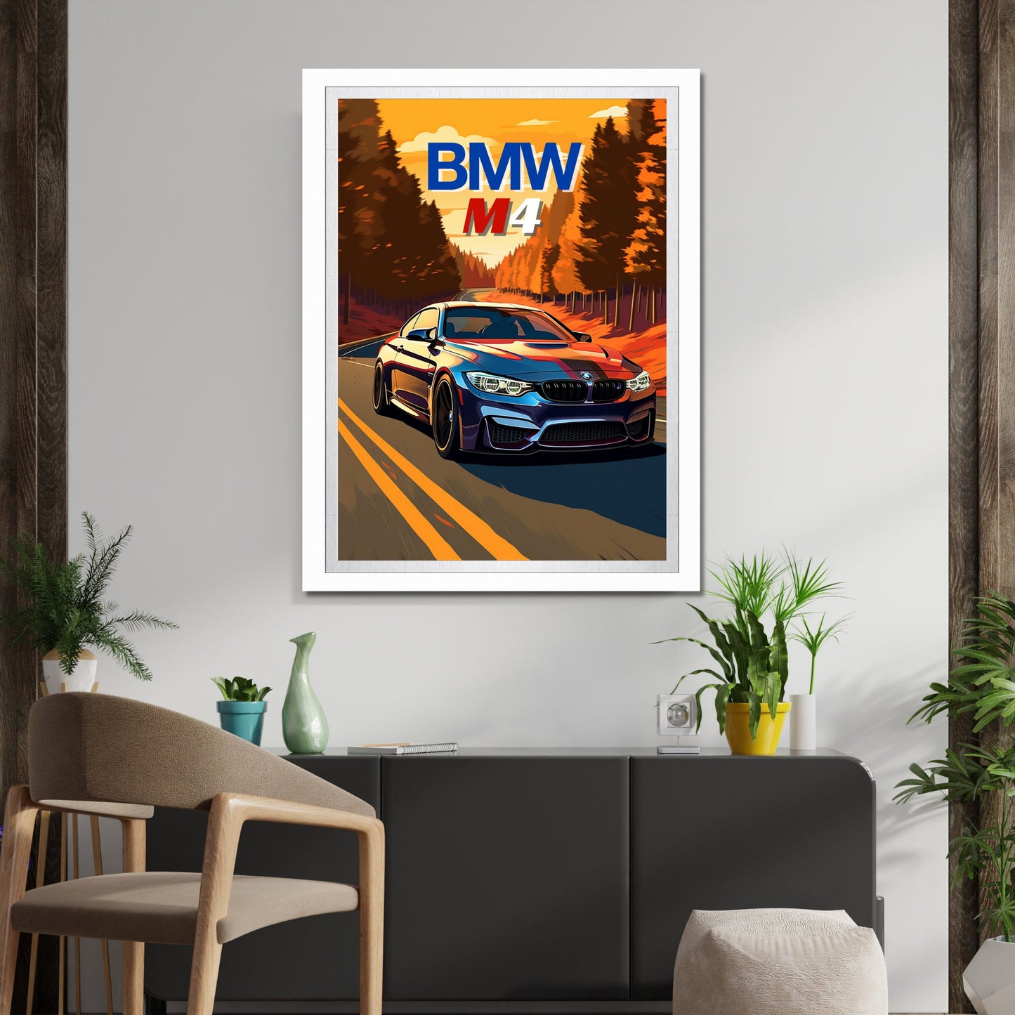 BMW M4 Print, 2010s Car