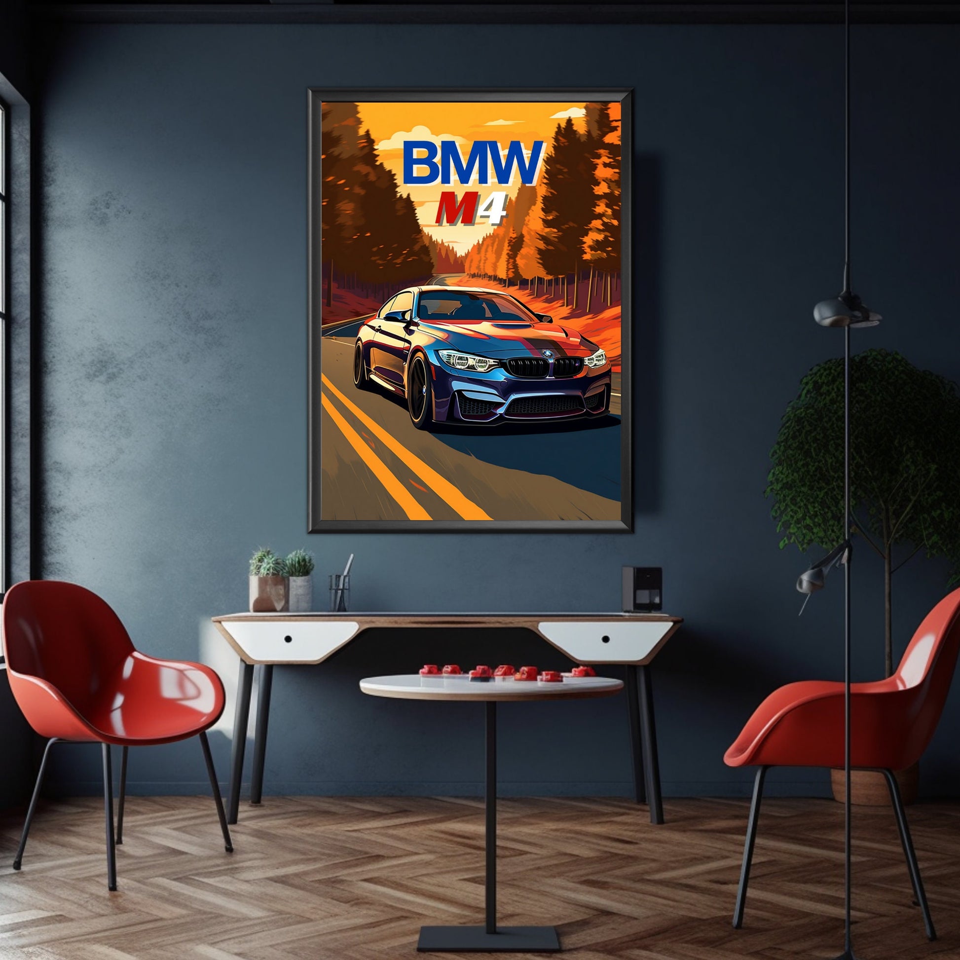 BMW M4 Print, 2010s Car