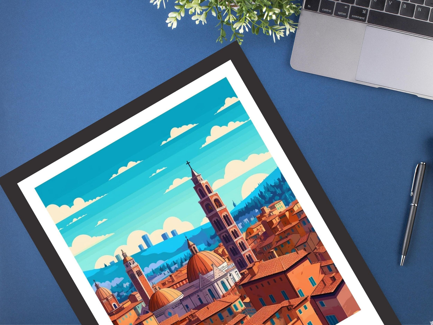 Bologna Travel Print | Bologna Travel Poster | Bologna Illustration | Bologna Print | Bologna Wall Art | Italy Poster | Italy Décor | ID 421