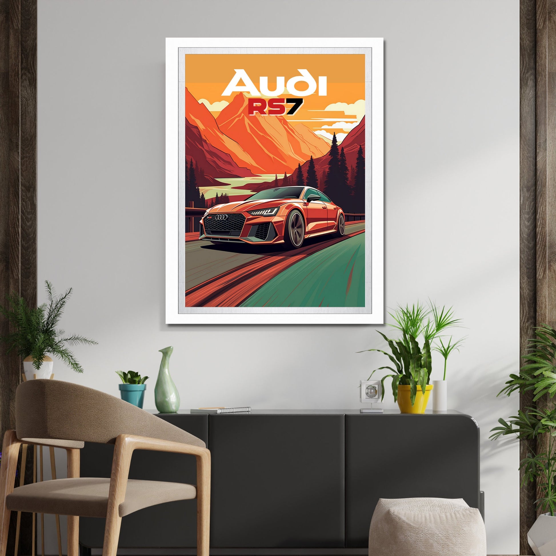 Audi RS7 Car Poster