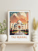 Taj Mahal Travel Poster | Taj Mahal Illustration | Taj Mahal Wall Art | India Poster | Taj Mahal Poster | Taj Mahal India Painting | ID 359