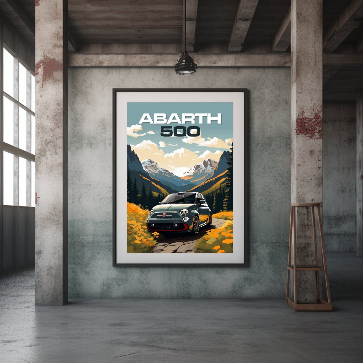 Abarth 500 Poster