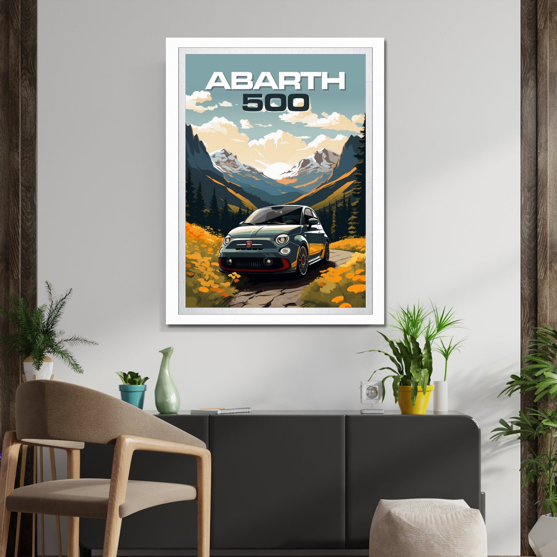 Abarth 500 Poster