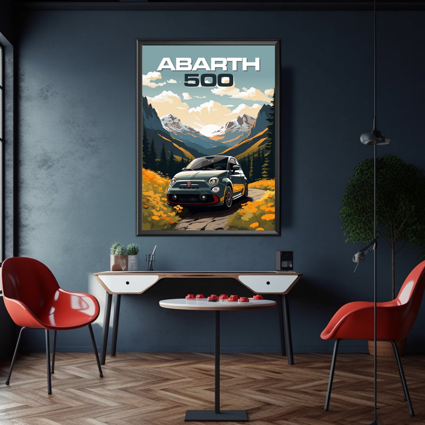 Abarth 500 Poster