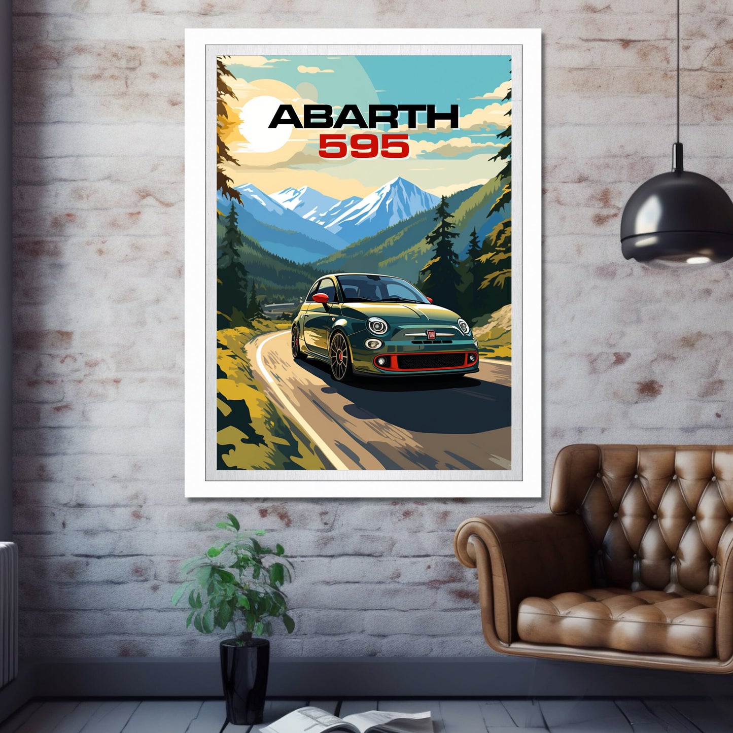 Abarth 595 Print