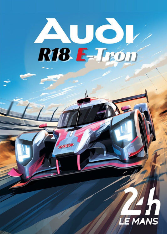 Audi R18 E-Tron Poster