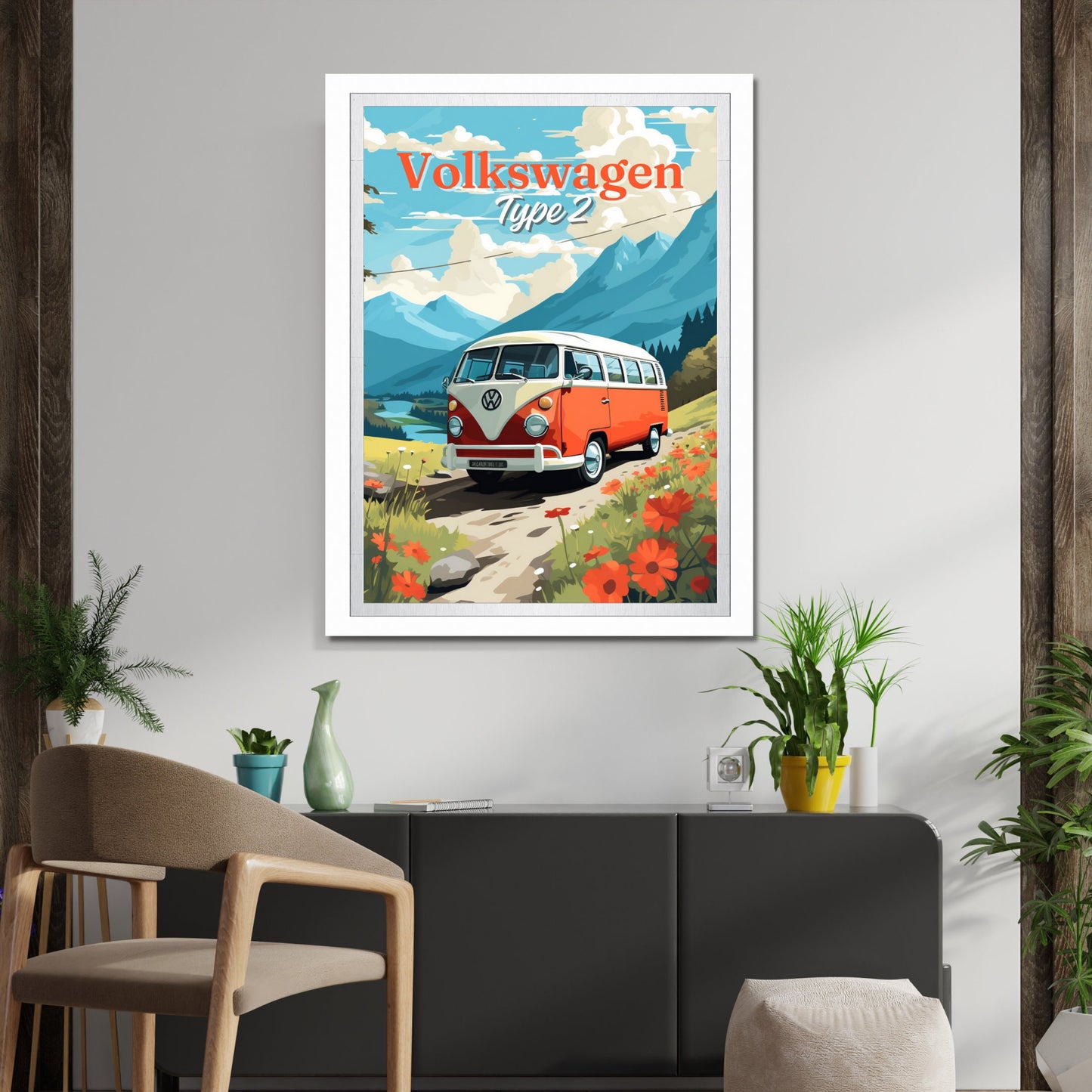 Volkswagen Type 2 Van Print, 1960s