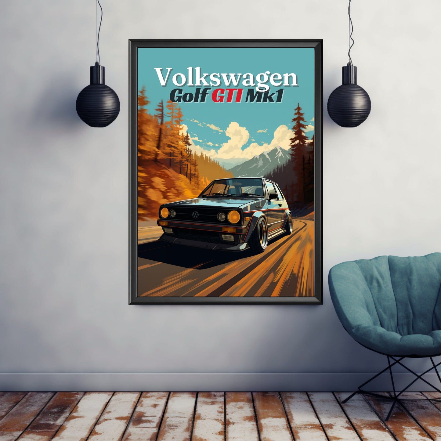 Volkswagen Golf GTI Mk1 Print