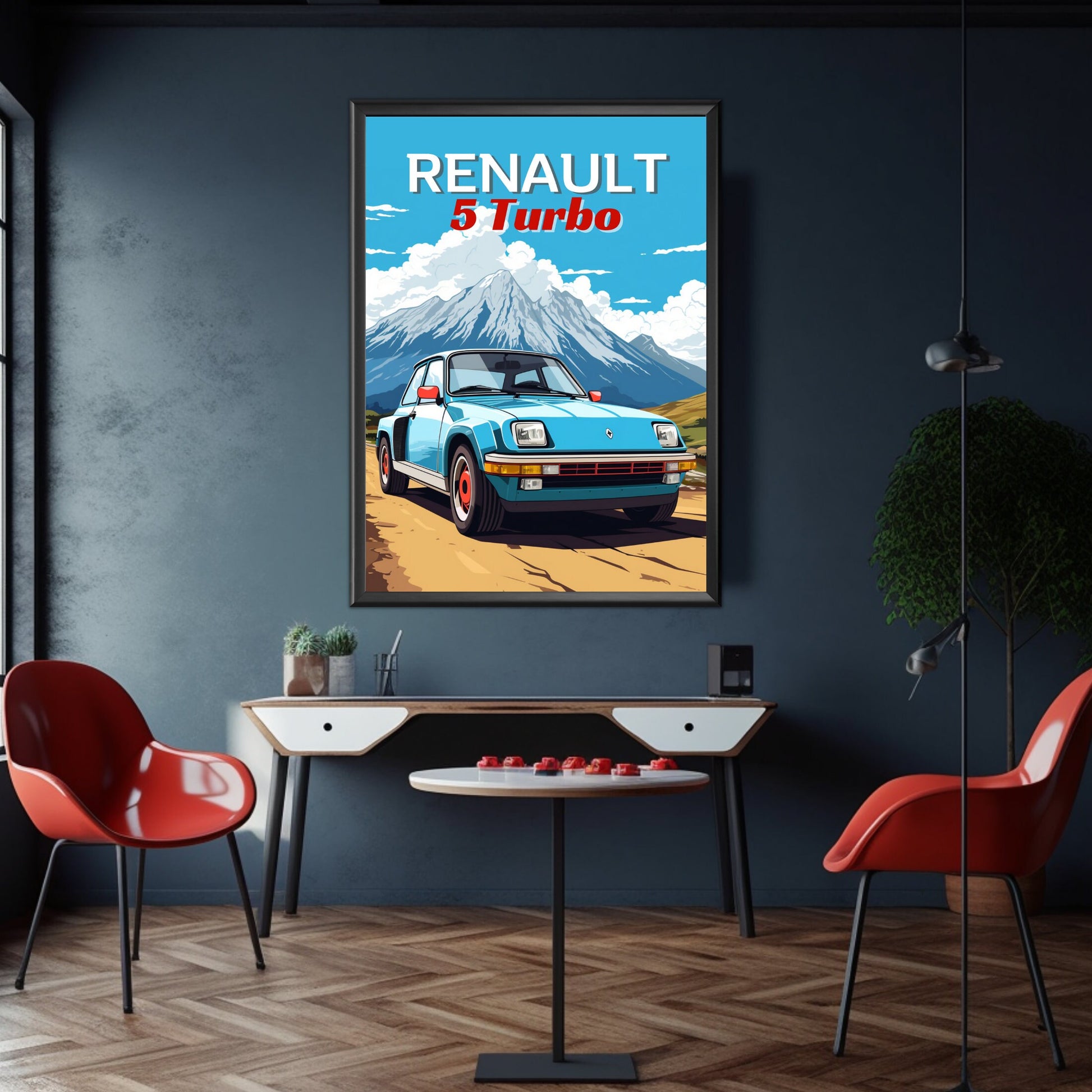 1980s Renault 5 Turbo Print